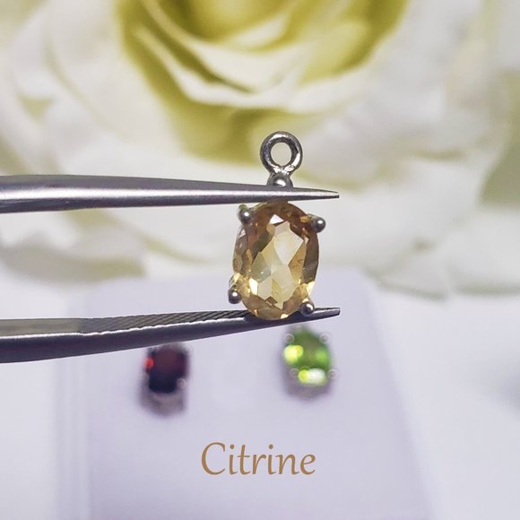 Precious Stones For Jewelry maker Garnet Citrine Peridot $20 each - Picture 3 of 4